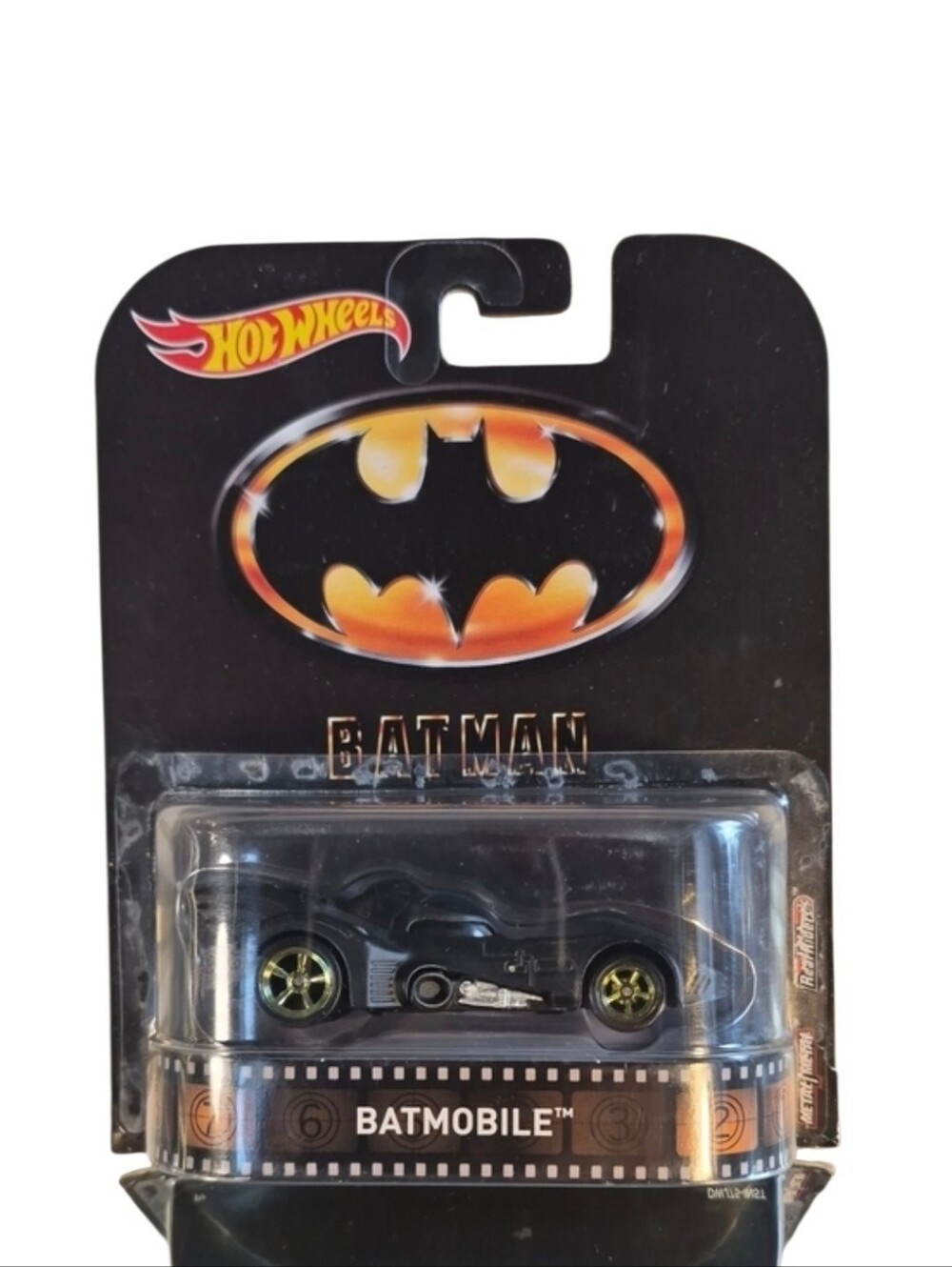 Hot WHeeLs Batman Batmobile-Real Riders, 1:64, Black.
